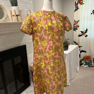 Vintage Handmade Paisley Day Dress
